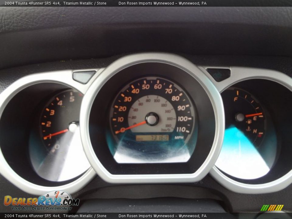 2004 Toyota 4Runner SR5 4x4 Titanium Metallic / Stone Photo #14