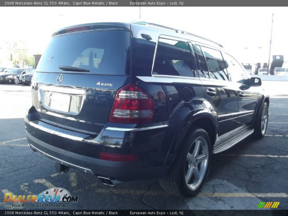 2008 Mercedes-Benz GL 550 4Matic Capri Blue Metallic / Black Photo #3