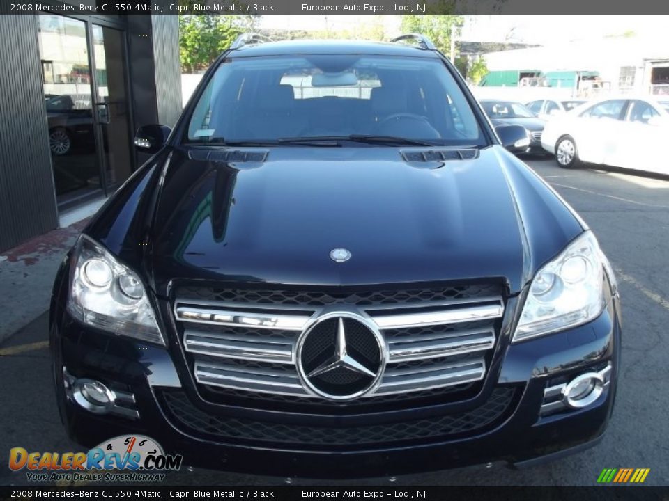2008 Mercedes-Benz GL 550 4Matic Capri Blue Metallic / Black Photo #6