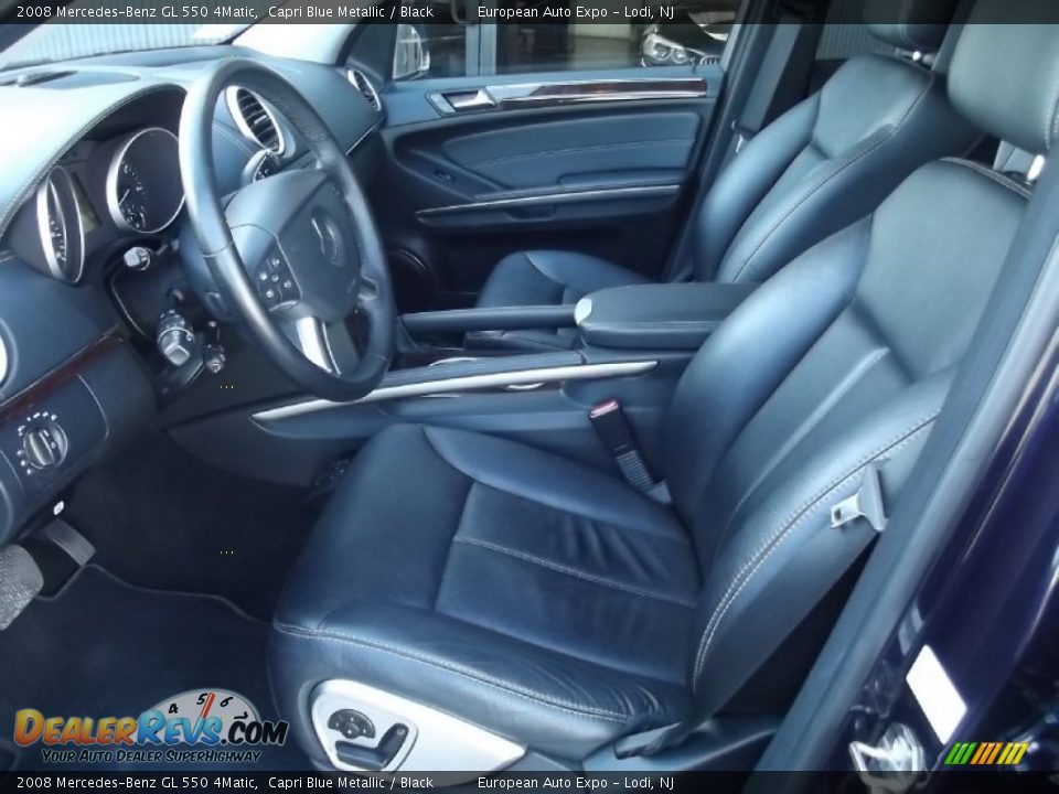Black Interior - 2008 Mercedes-Benz GL 550 4Matic Photo #7