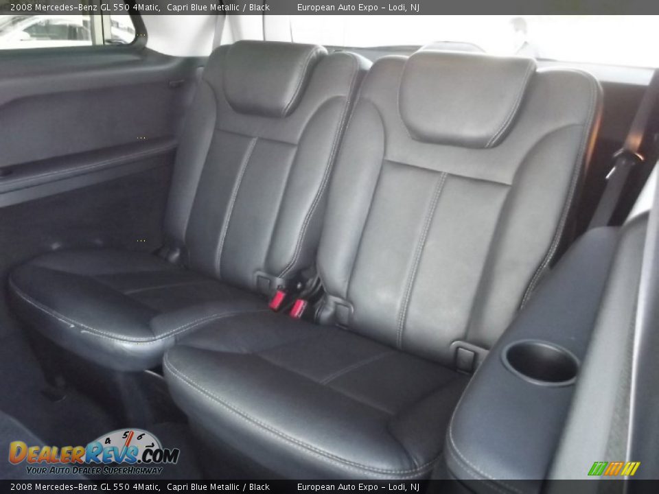 Rear Seat of 2008 Mercedes-Benz GL 550 4Matic Photo #12