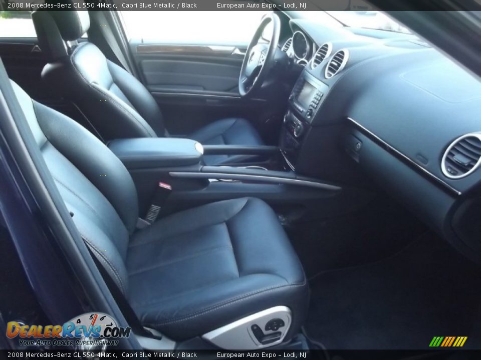 2008 Mercedes-Benz GL 550 4Matic Capri Blue Metallic / Black Photo #18