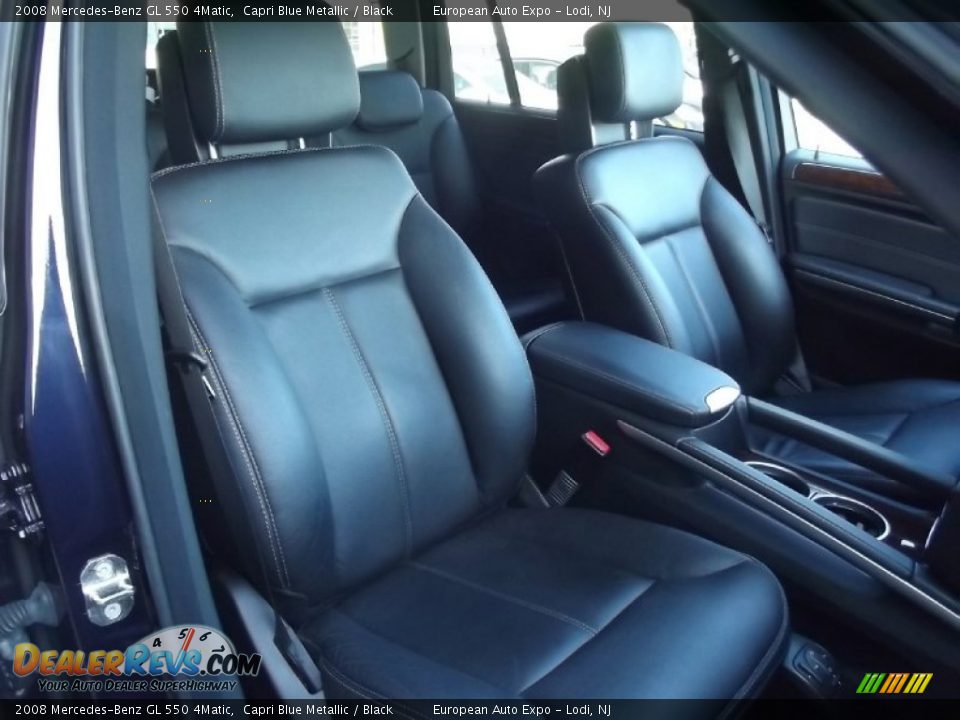 2008 Mercedes-Benz GL 550 4Matic Capri Blue Metallic / Black Photo #19