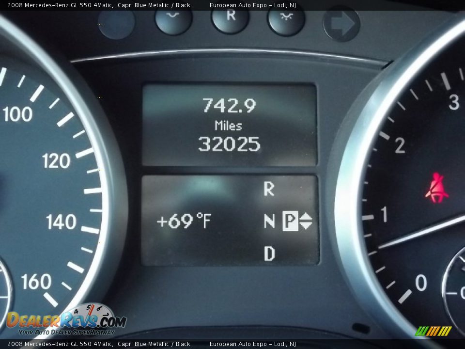 2008 Mercedes-Benz GL 550 4Matic Capri Blue Metallic / Black Photo #21
