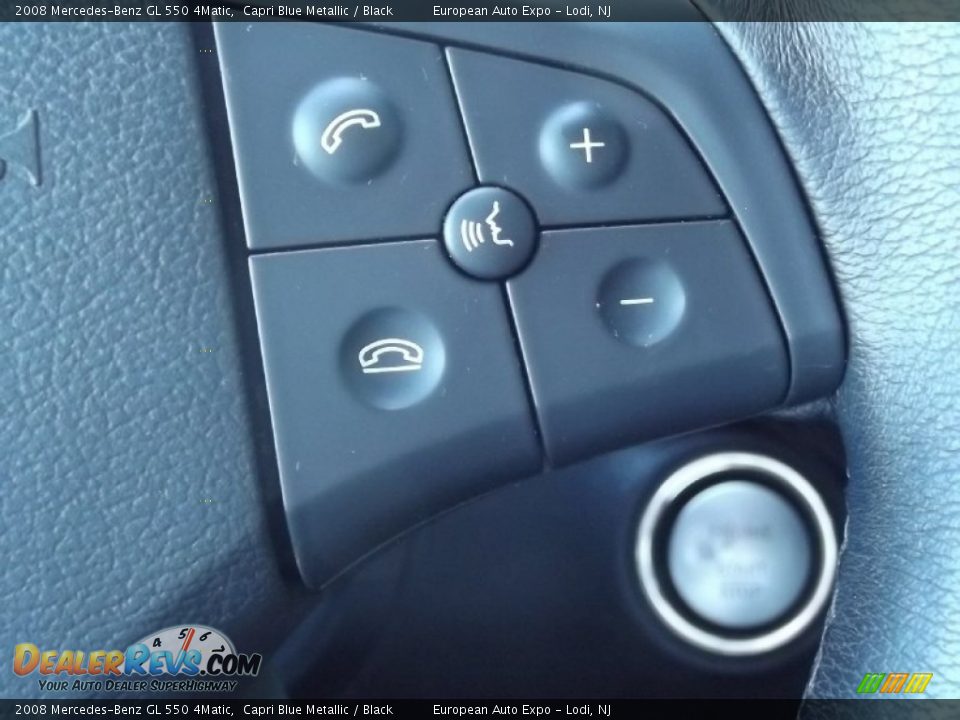 2008 Mercedes-Benz GL 550 4Matic Capri Blue Metallic / Black Photo #22
