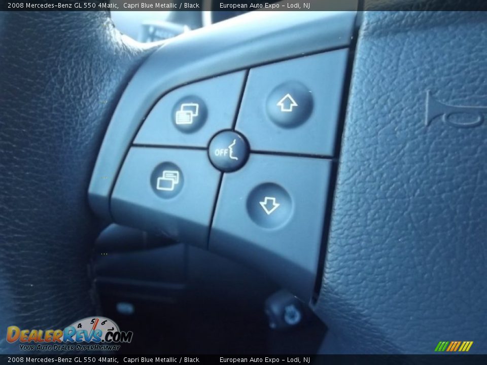 2008 Mercedes-Benz GL 550 4Matic Capri Blue Metallic / Black Photo #23