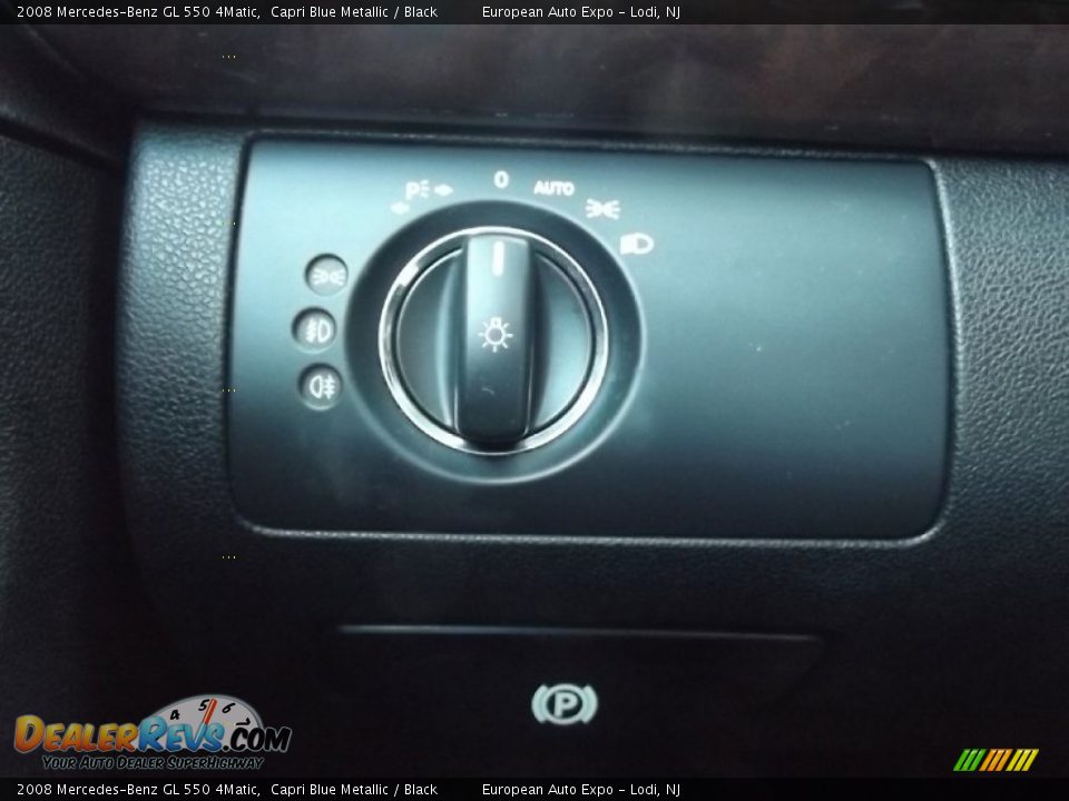 2008 Mercedes-Benz GL 550 4Matic Capri Blue Metallic / Black Photo #24