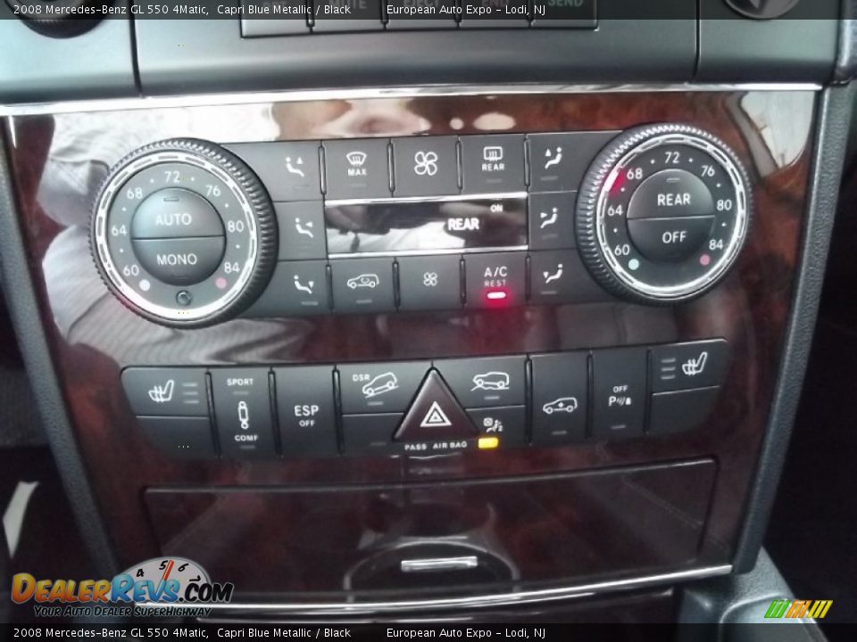 2008 Mercedes-Benz GL 550 4Matic Capri Blue Metallic / Black Photo #29