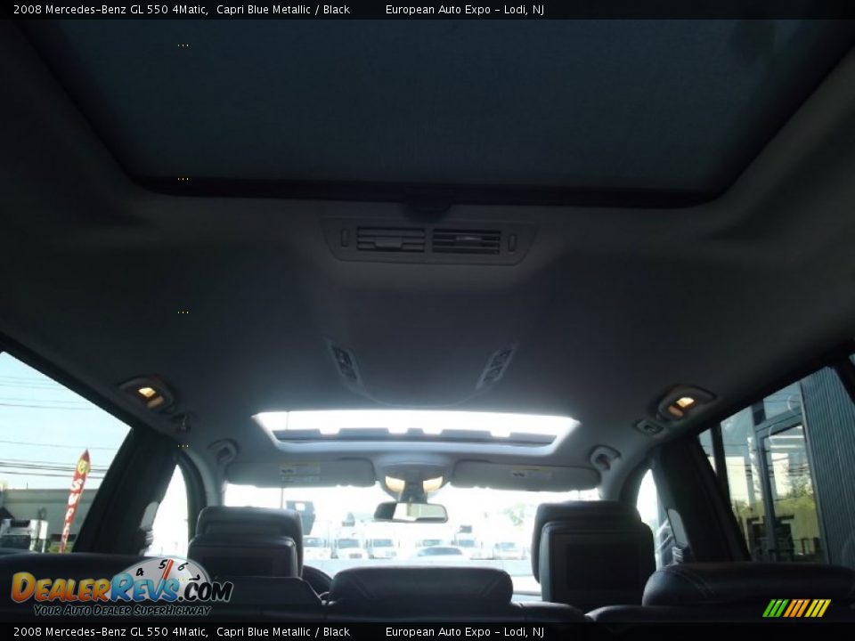 2008 Mercedes-Benz GL 550 4Matic Capri Blue Metallic / Black Photo #35