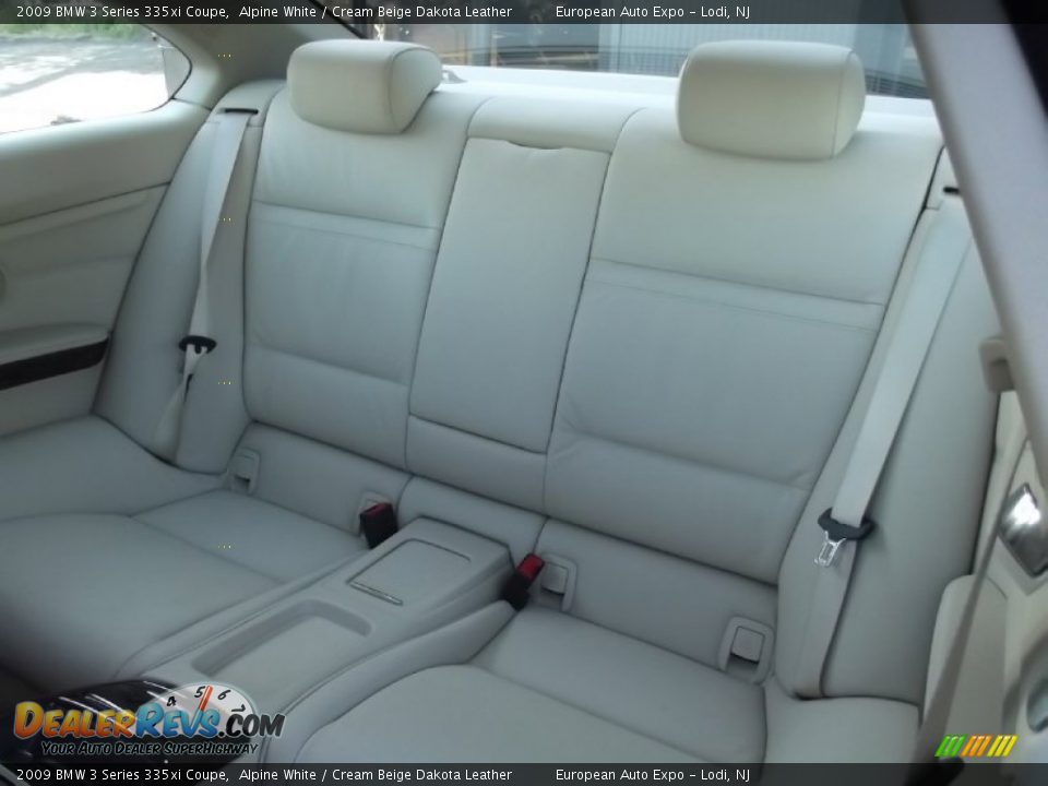 2009 BMW 3 Series 335xi Coupe Alpine White / Cream Beige Dakota Leather Photo #10