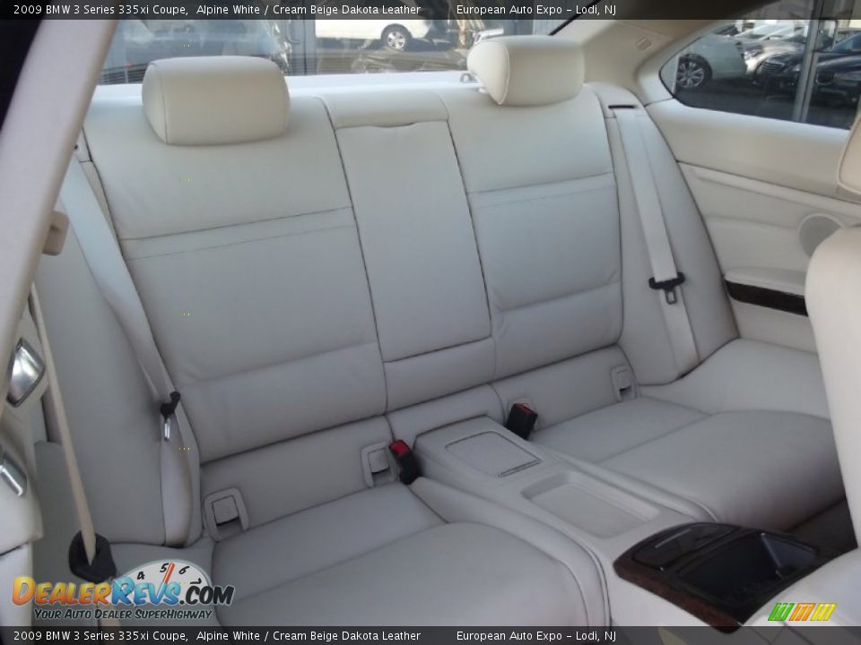 2009 BMW 3 Series 335xi Coupe Alpine White / Cream Beige Dakota Leather Photo #14