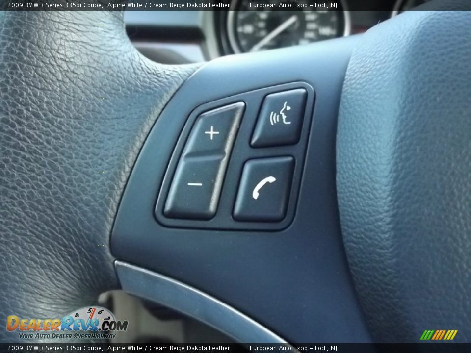 2009 BMW 3 Series 335xi Coupe Alpine White / Cream Beige Dakota Leather Photo #18
