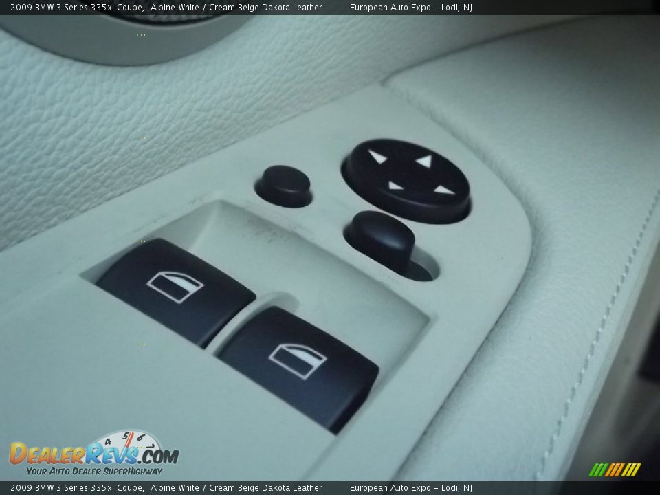 2009 BMW 3 Series 335xi Coupe Alpine White / Cream Beige Dakota Leather Photo #20