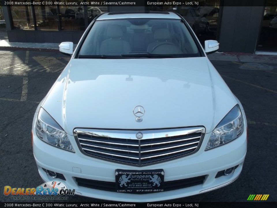 2008 Mercedes-Benz C 300 4Matic Luxury Arctic White / Savanna/Cashmere Photo #6