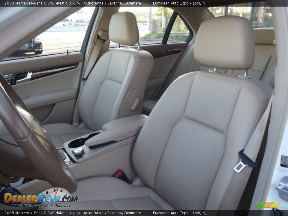 2008 Mercedes-Benz C 300 4Matic Luxury Arctic White / Savanna/Cashmere Photo #8
