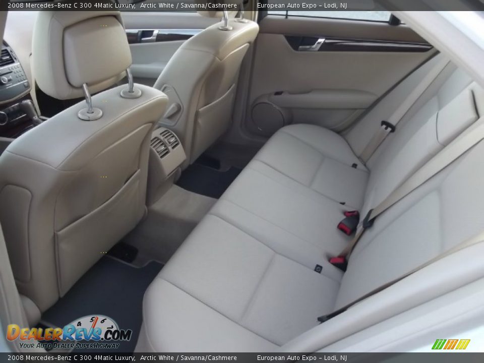 2008 Mercedes-Benz C 300 4Matic Luxury Arctic White / Savanna/Cashmere Photo #10