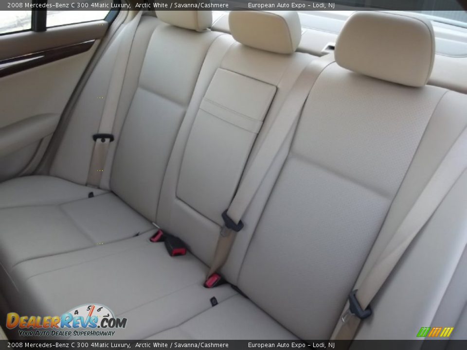2008 Mercedes-Benz C 300 4Matic Luxury Arctic White / Savanna/Cashmere Photo #11