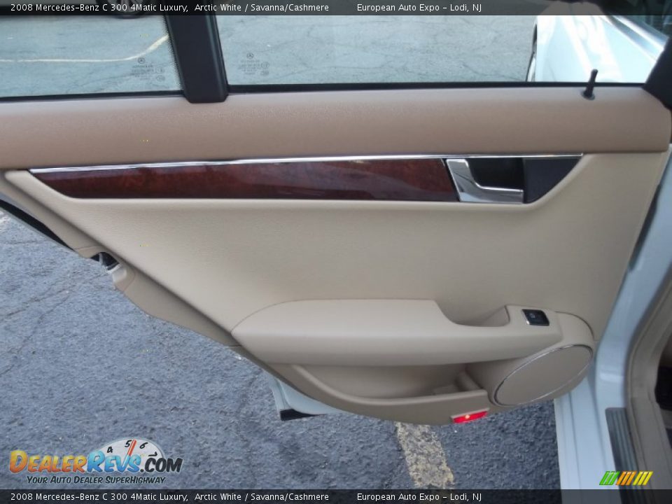 2008 Mercedes-Benz C 300 4Matic Luxury Arctic White / Savanna/Cashmere Photo #12