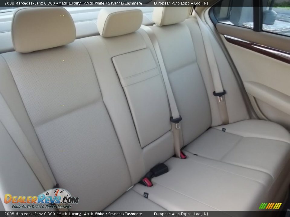 2008 Mercedes-Benz C 300 4Matic Luxury Arctic White / Savanna/Cashmere Photo #14