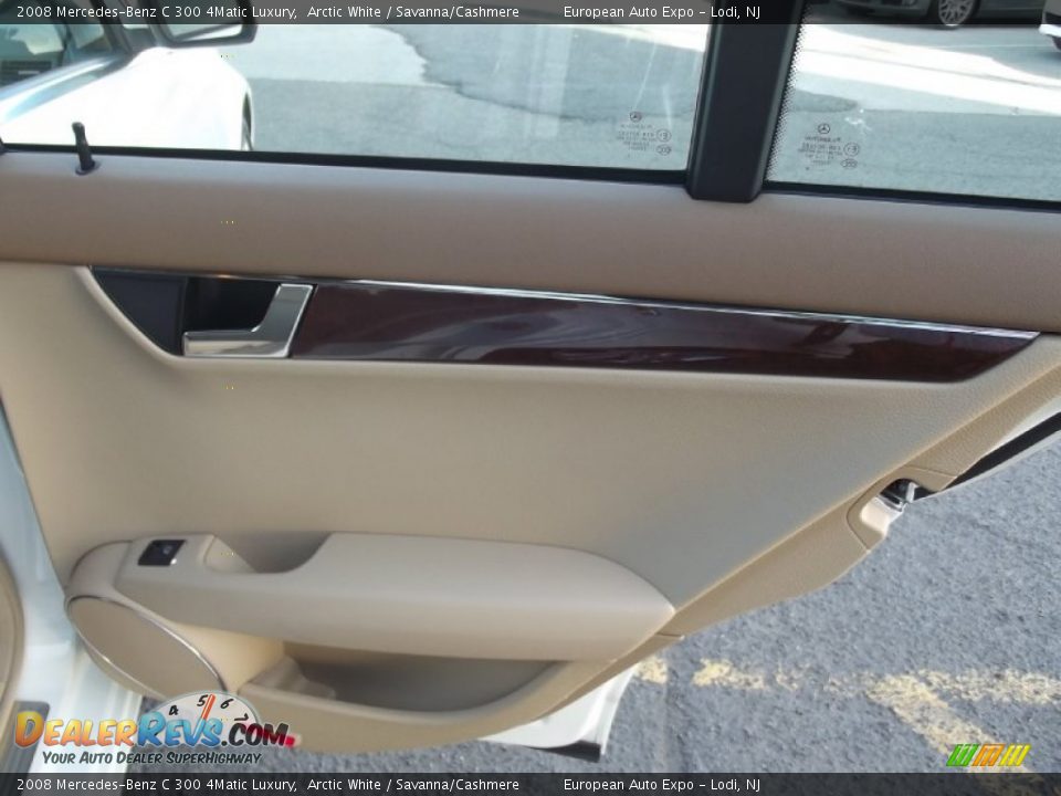2008 Mercedes-Benz C 300 4Matic Luxury Arctic White / Savanna/Cashmere Photo #15