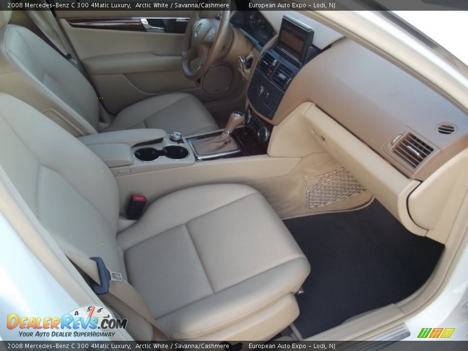 2008 Mercedes-Benz C 300 4Matic Luxury Arctic White / Savanna/Cashmere Photo #16