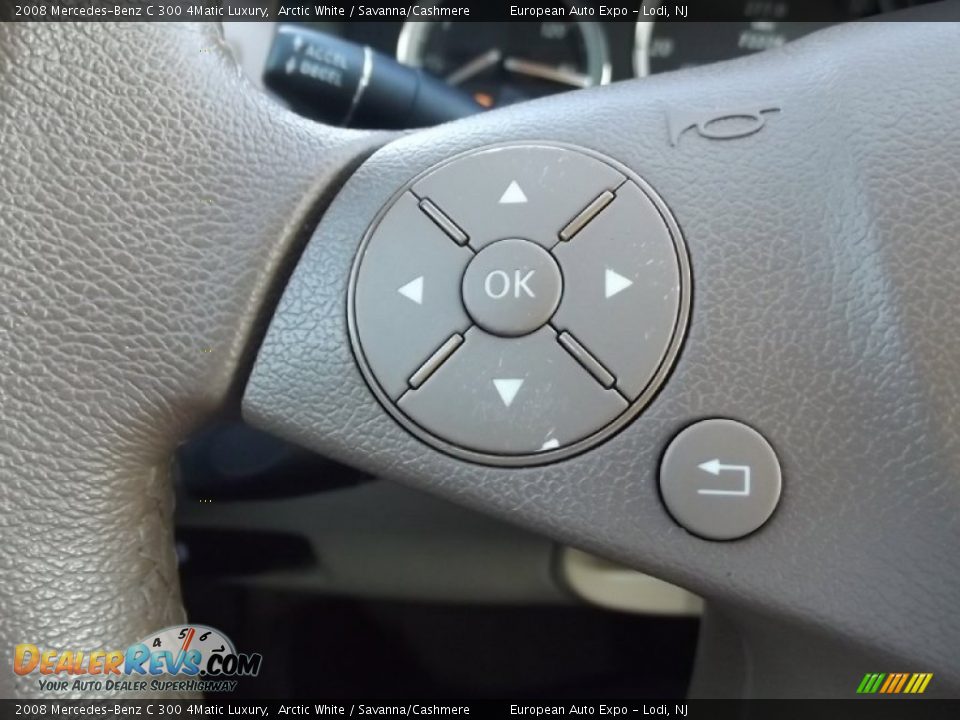 2008 Mercedes-Benz C 300 4Matic Luxury Arctic White / Savanna/Cashmere Photo #22