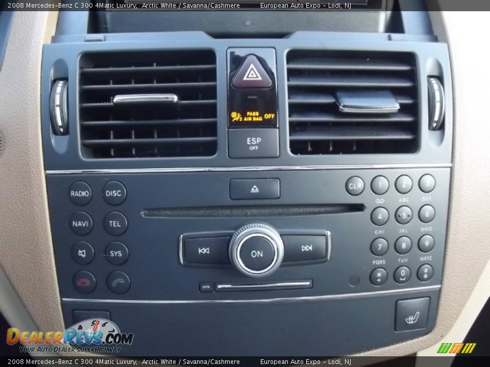 2008 Mercedes-Benz C 300 4Matic Luxury Arctic White / Savanna/Cashmere Photo #26