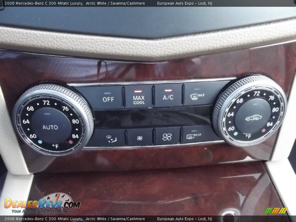 2008 Mercedes-Benz C 300 4Matic Luxury Arctic White / Savanna/Cashmere Photo #27