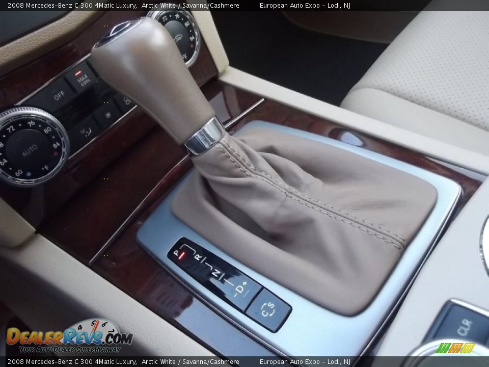 2008 Mercedes-Benz C 300 4Matic Luxury Arctic White / Savanna/Cashmere Photo #28