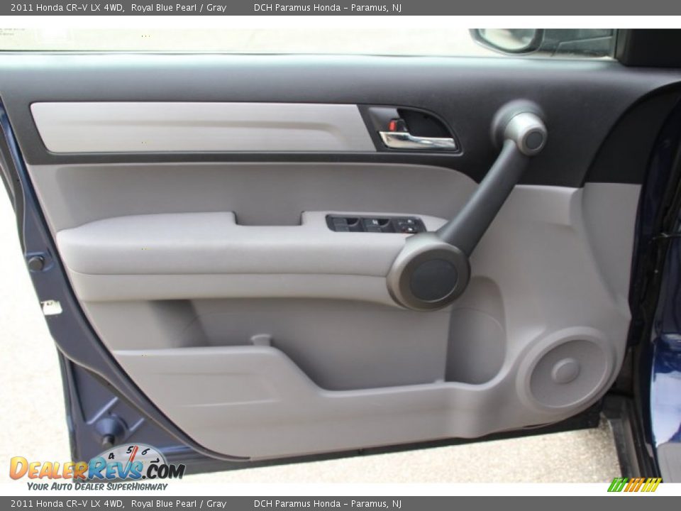 2011 Honda CR-V LX 4WD Royal Blue Pearl / Gray Photo #9