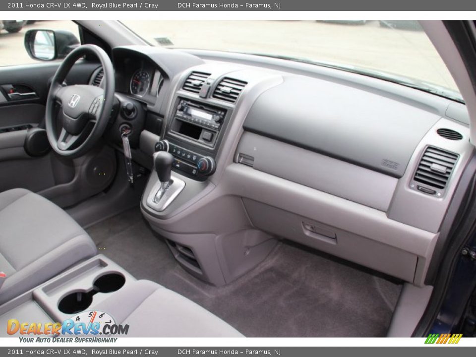 2011 Honda CR-V LX 4WD Royal Blue Pearl / Gray Photo #22