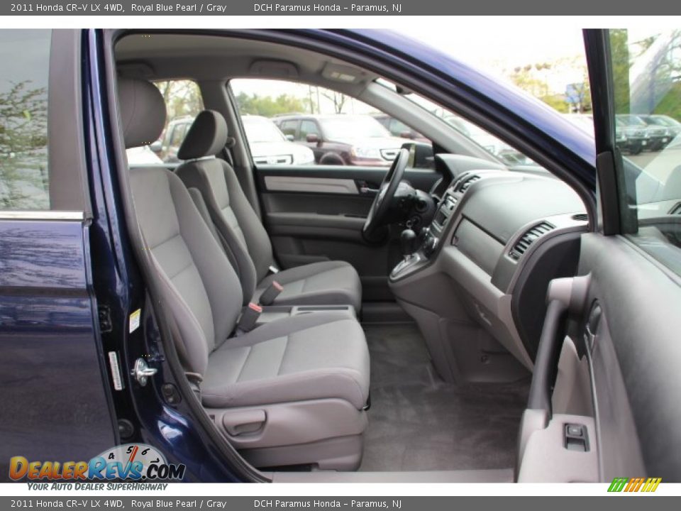 2011 Honda CR-V LX 4WD Royal Blue Pearl / Gray Photo #23