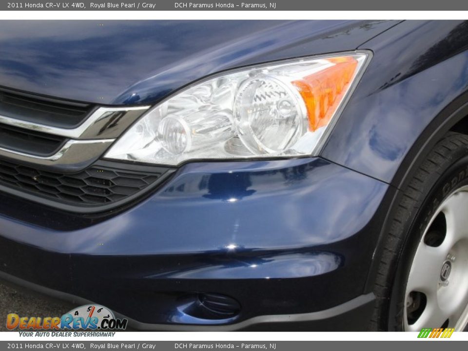 2011 Honda CR-V LX 4WD Royal Blue Pearl / Gray Photo #25