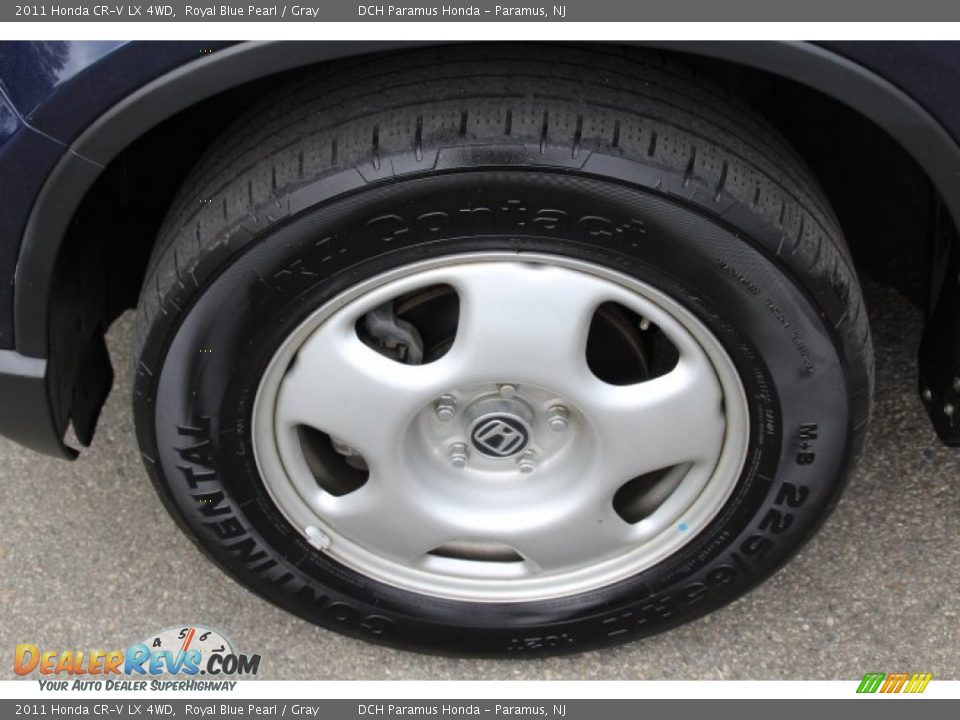 2011 Honda CR-V LX 4WD Royal Blue Pearl / Gray Photo #26