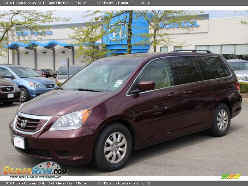 2010 Honda Odyssey EX-L Dark Cherry Pearl / Beige Photo #1