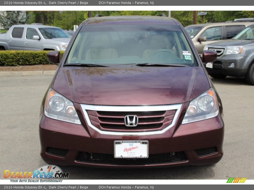 2010 Honda Odyssey EX-L Dark Cherry Pearl / Beige Photo #2