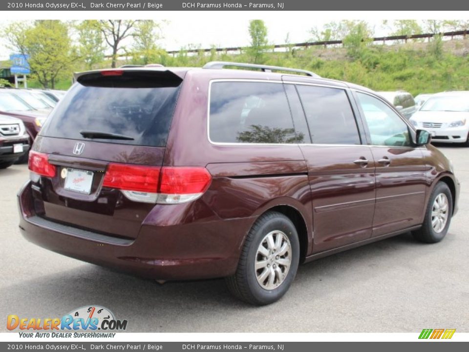 2010 Honda Odyssey EX-L Dark Cherry Pearl / Beige Photo #5