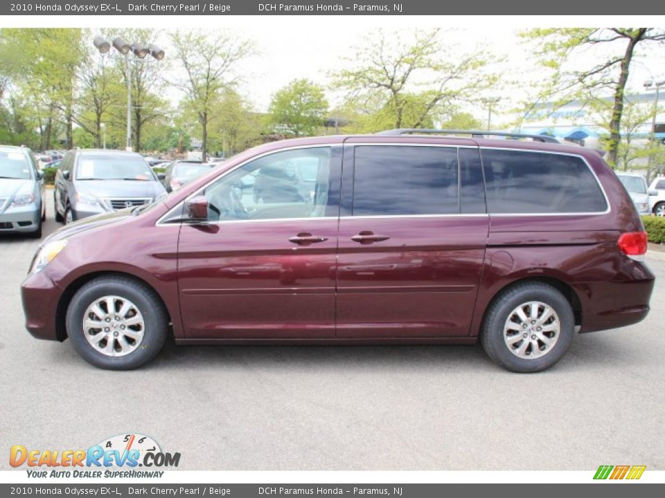 Dark Cherry Pearl 2010 Honda Odyssey EX-L Photo #8