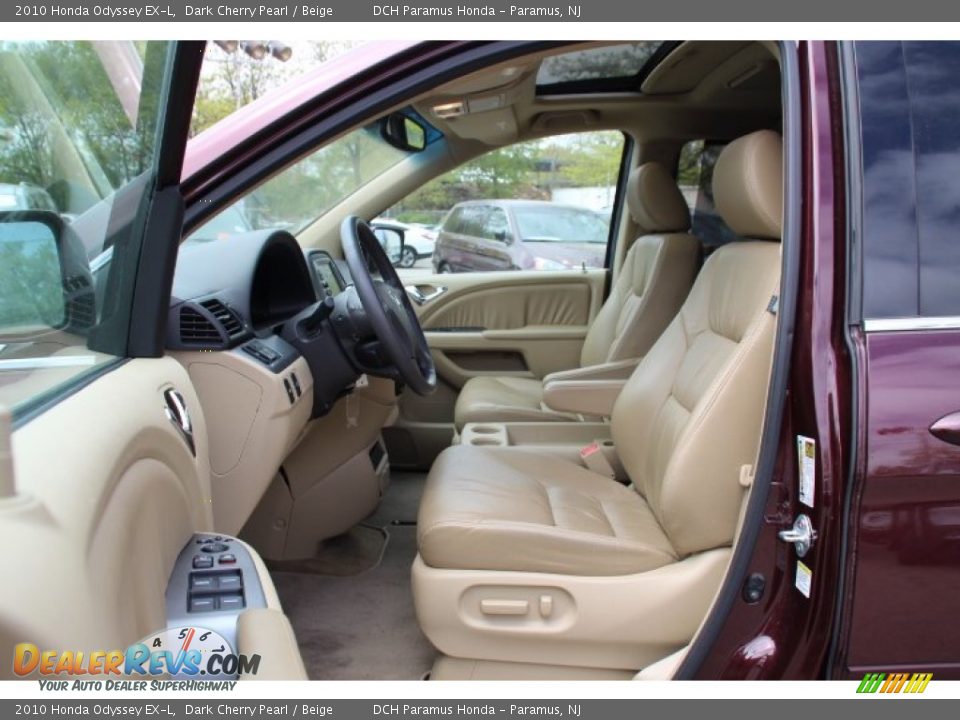 Beige Interior - 2010 Honda Odyssey EX-L Photo #11