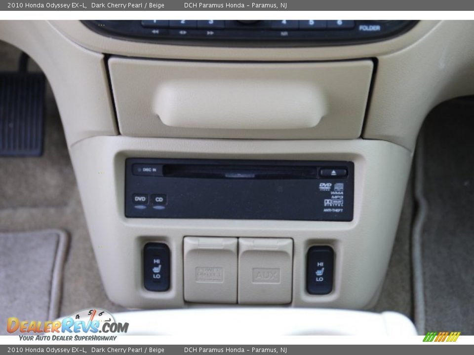 2010 Honda Odyssey EX-L Dark Cherry Pearl / Beige Photo #14