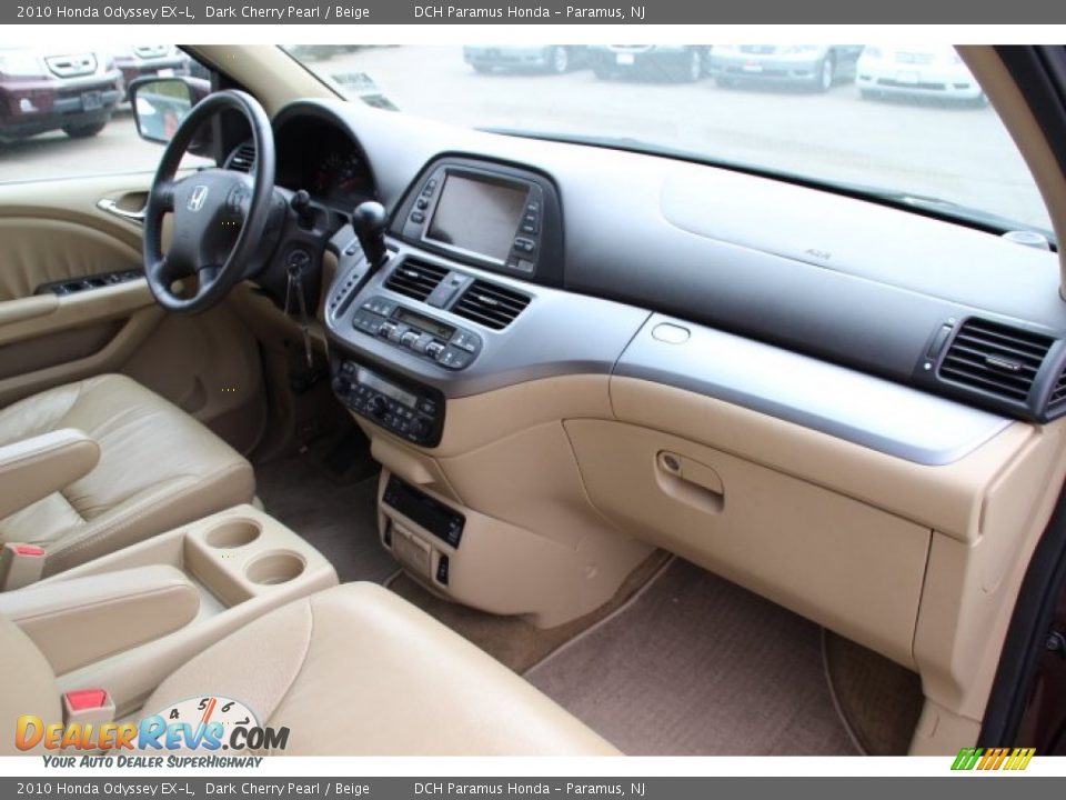 2010 Honda Odyssey EX-L Dark Cherry Pearl / Beige Photo #21