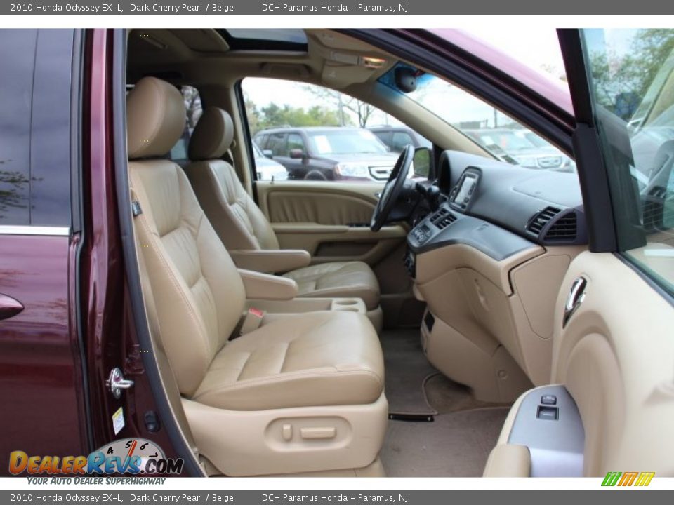 2010 Honda Odyssey EX-L Dark Cherry Pearl / Beige Photo #22
