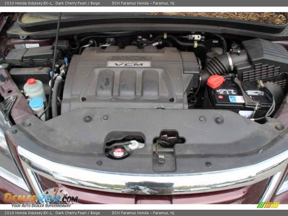 2010 Honda Odyssey EX-L Dark Cherry Pearl / Beige Photo #23