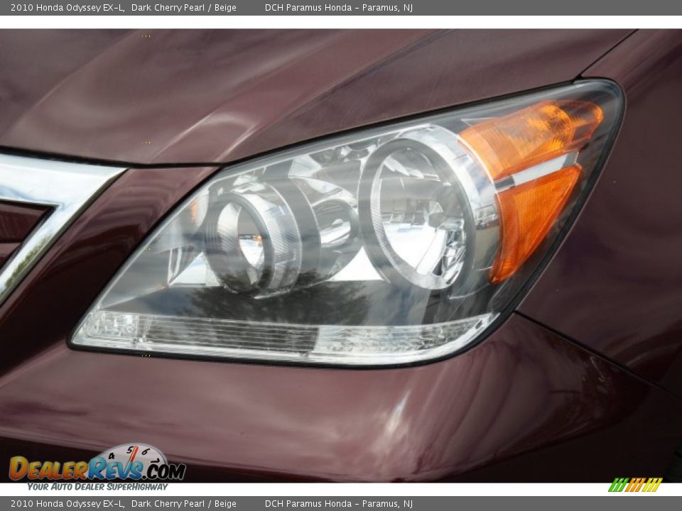 2010 Honda Odyssey EX-L Dark Cherry Pearl / Beige Photo #24
