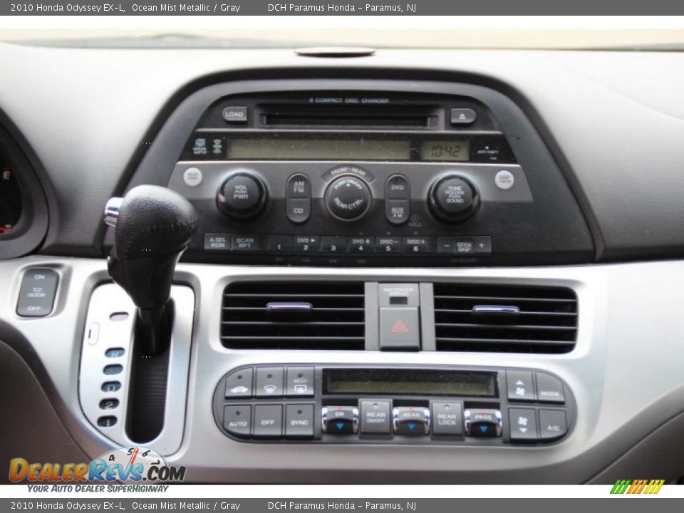 2010 Honda Odyssey EX-L Ocean Mist Metallic / Gray Photo #11