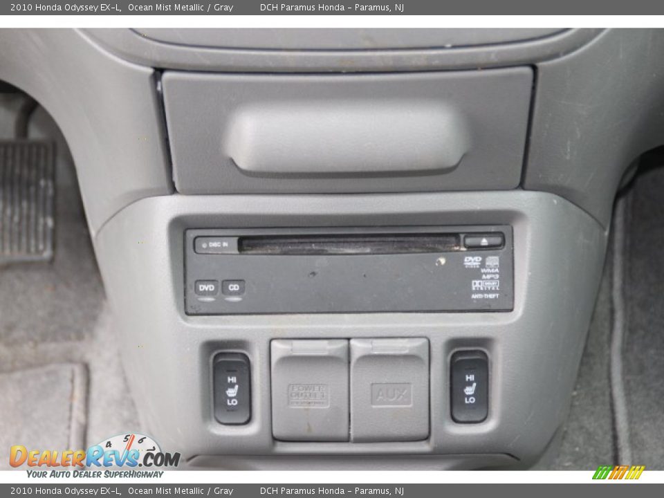 2010 Honda Odyssey EX-L Ocean Mist Metallic / Gray Photo #12