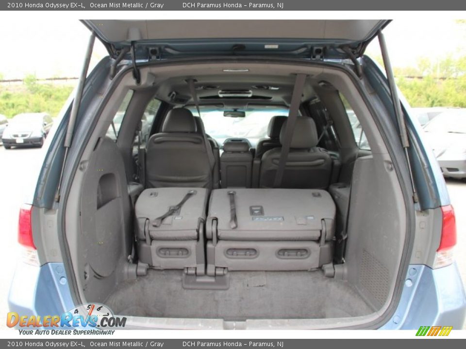 2010 Honda Odyssey EX-L Ocean Mist Metallic / Gray Photo #16