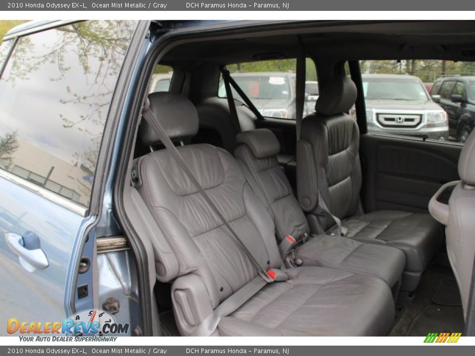 2010 Honda Odyssey EX-L Ocean Mist Metallic / Gray Photo #17