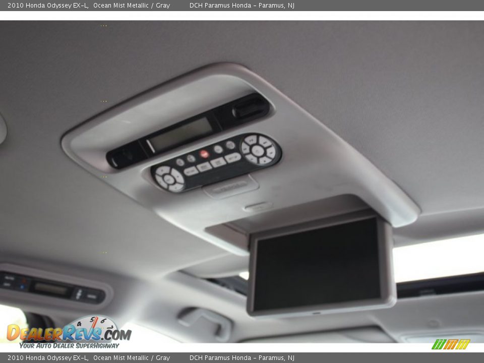 2010 Honda Odyssey EX-L Ocean Mist Metallic / Gray Photo #18