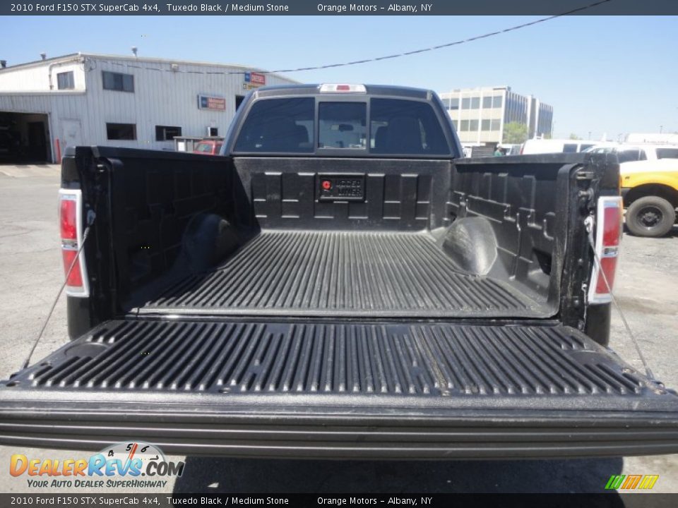 2010 Ford F150 STX SuperCab 4x4 Tuxedo Black / Medium Stone Photo #12